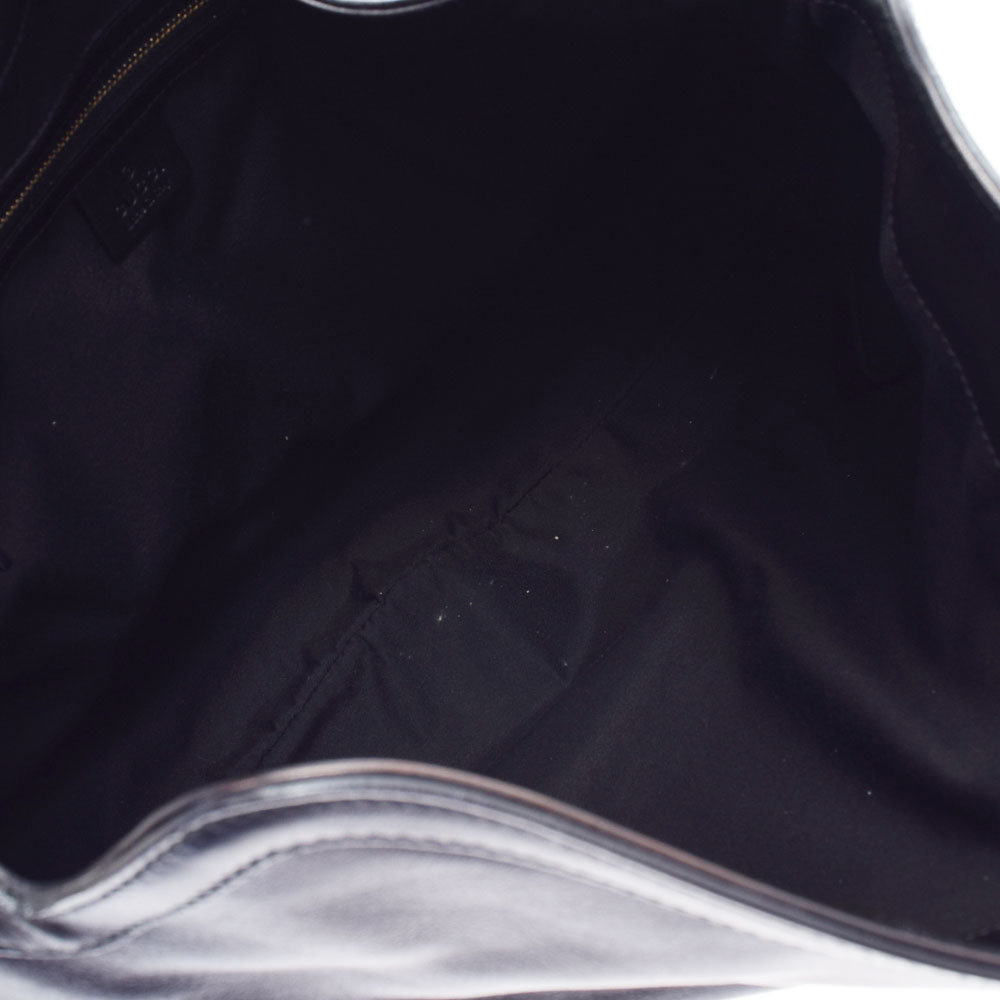 Gucci Handbag Bamboo Handle Leather Top Black - Picture 10 of 11